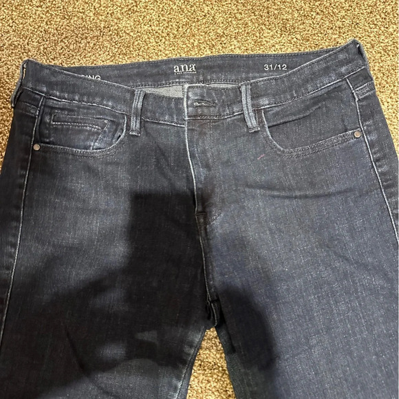 a.n.a Womens Blue Denim Jeans Button Up Size 31 12 EUC Ana - Picture 6 of 8